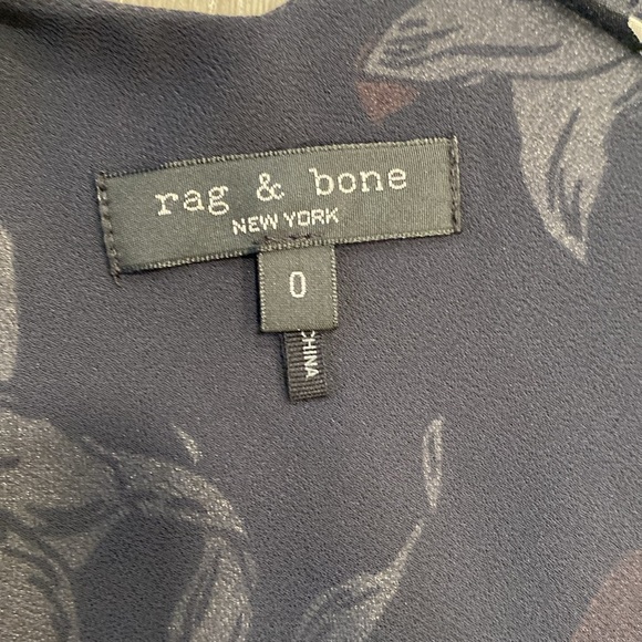 Rag & Bone Mallory Floral Silk Blend Twill Midi Slip Dress - Picture 4 of 6